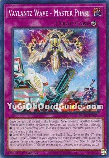 Yu-Gi-Oh Card: Vaylantz Wave - Master Phase