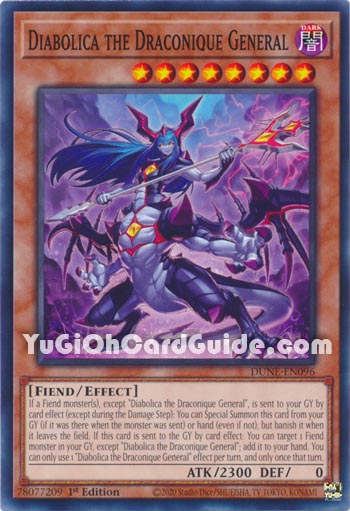 Yu-Gi-Oh Card: Diabolica the Draconique General