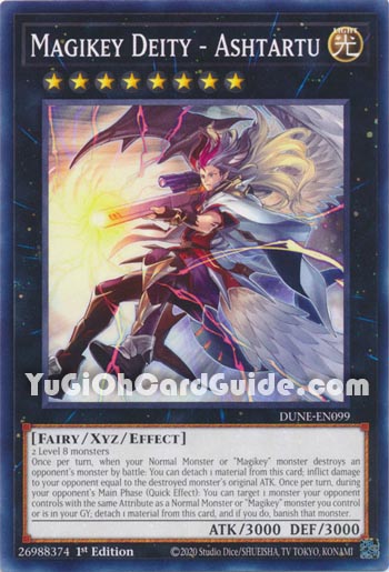 Yu-Gi-Oh Card: Magikey Deity - Ashtartu