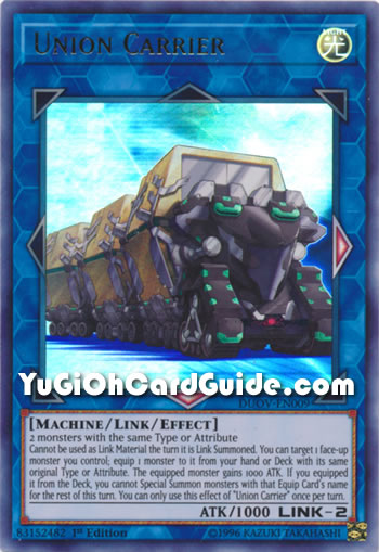 Yu-Gi-Oh Card: Union Carrier