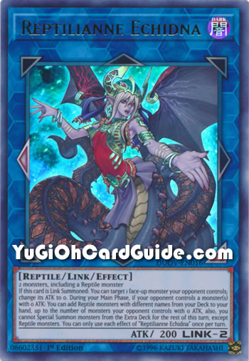 Yu-Gi-Oh Card: Reptilianne Echidna
