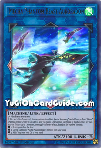 Yu-Gi-Oh Card: Mecha Phantom Beast Auroradon