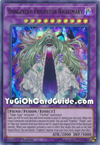 Yu-Gi-Oh Card: Dangerous Frightfur Nightmary