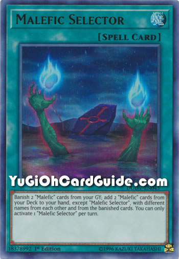 Yu-Gi-Oh Card: Malefic Selector