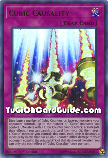 Yu-Gi-Oh Card: Cubic Causality