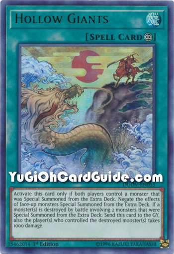 Yu-Gi-Oh Card: Hollow Giants