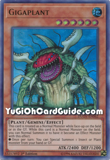 Yu-Gi-Oh Card: Gigaplant