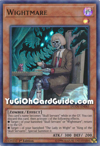 Yu-Gi-Oh Card: Wightmare