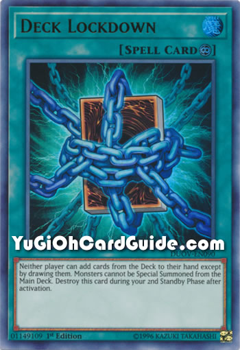 Yu-Gi-Oh Card: Deck Lockdown