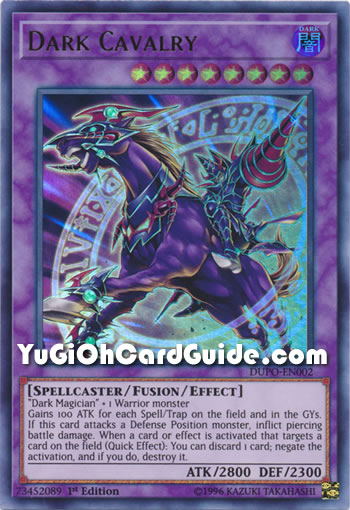 Yu-Gi-Oh Card: Dark Cavalry