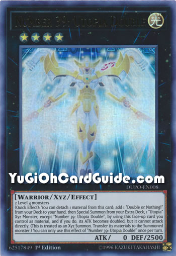 Yu-Gi-Oh Card: Number 39: Utopia Double