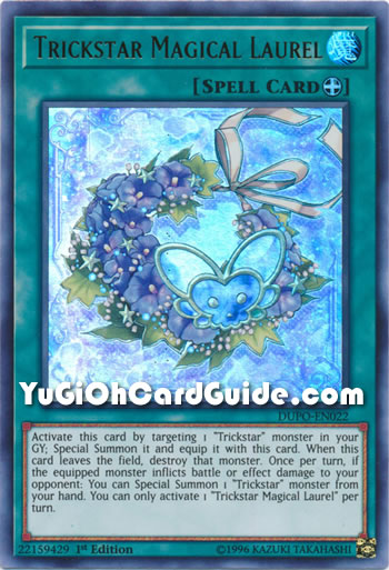Yu-Gi-Oh Card: Trickstar Magical Laurel