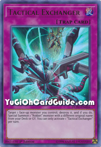 Yu-Gi-Oh Card: Tactical Exchanger