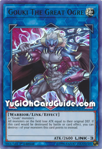 Yu-Gi-Oh Card: Gouki The Great Ogre