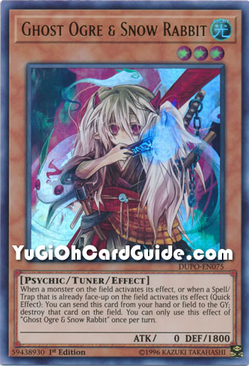 Yu-Gi-Oh! Ghost Ogre & Snow Rabbit