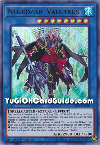 Yu-Gi-Oh Card: Nekroz of Valkyrus