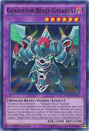 Yu-Gi-Oh Card: Gladiator Beast Gyzarus