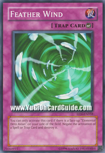 Yu-Gi-Oh! Feather Shot Card (EEN-EN042) - Ultimate Rare From Elemental Energy Unlimited Edition - View #9