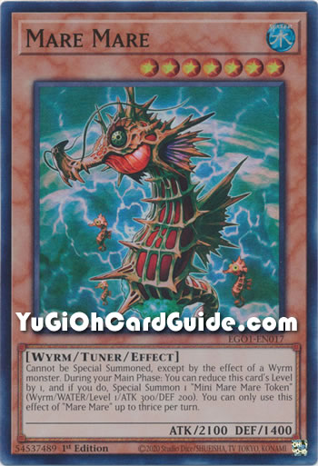 Yu-Gi-Oh Card: Mare Mare