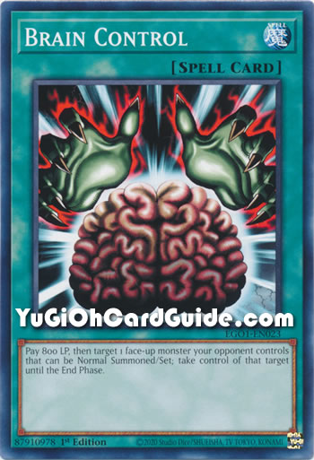 Yu-Gi-Oh Card: Brain Control