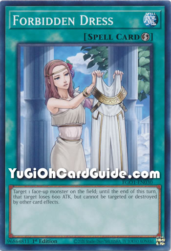 Yu-Gi-Oh Card: Forbidden Dress