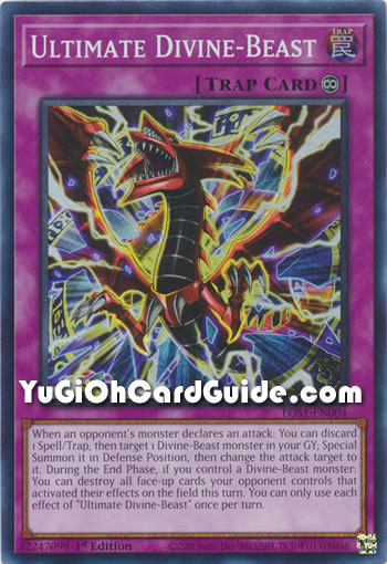 Yu-Gi-Oh Card: Ultimate Divine-Beast