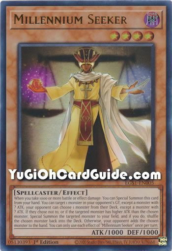 Yu-Gi-Oh Card: Millennium Seeker