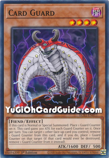 Yu-Gi-Oh Card: Card Guard