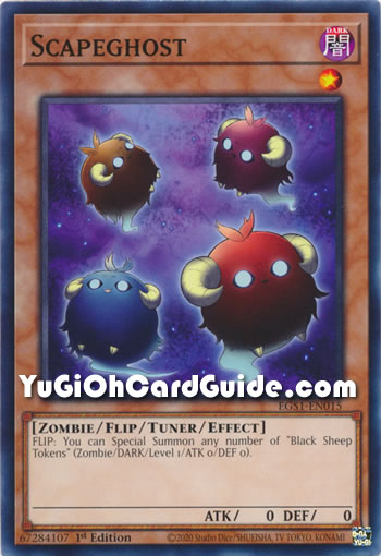 Yu-Gi-Oh Card: Scapeghost