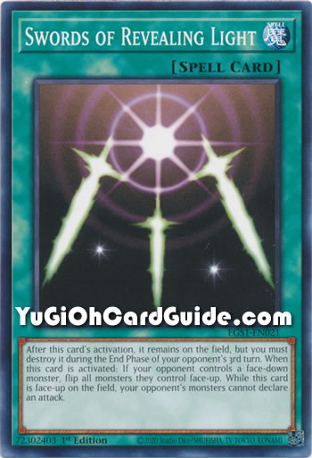 Yu-Gi-Oh Card: Swords of Revealing Light