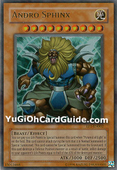 Yu-Gi-Oh Card: Andro Sphinx