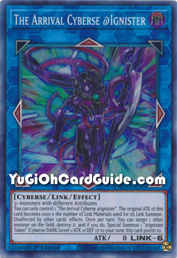 Yu-Gi-Oh Card: The Arrival Cyberse @Ignister