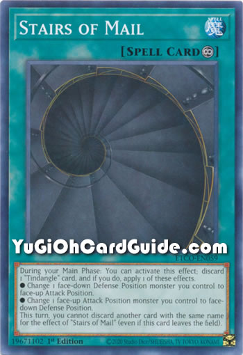 Yu-Gi-Oh Card: Stairs of Mail