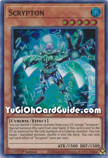 Yu-Gi-Oh Card: Scrypton