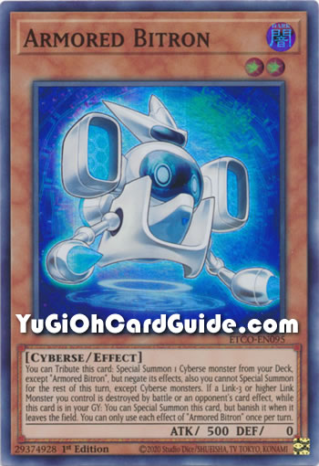 Yu-Gi-Oh Card: Armored Bitron