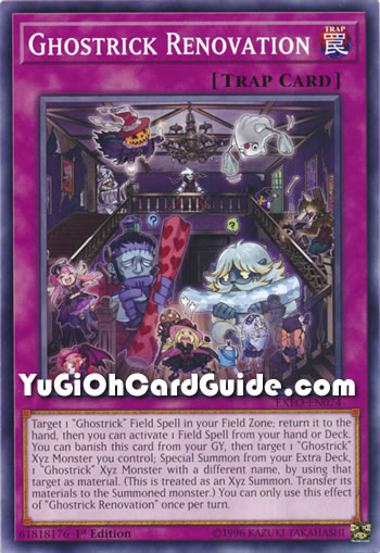 Yu-Gi-Oh Card: Ghostrick Renovation