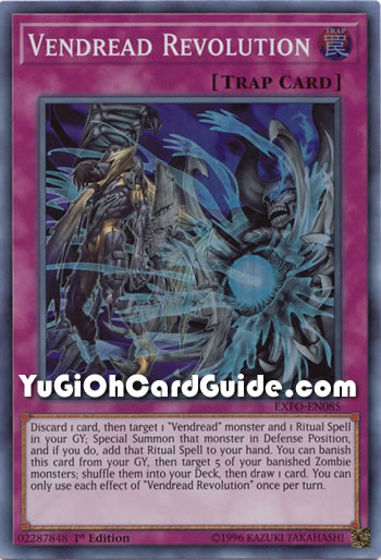 Yu-Gi-Oh Card: Vendread Revolution