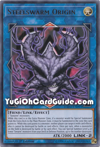 Yu-Gi-Oh Card: Steelswarm Origin