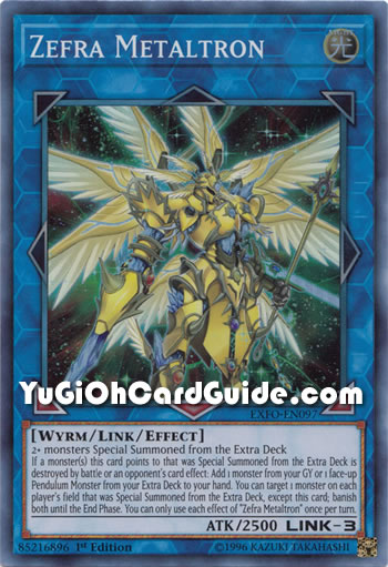 Yu-Gi-Oh Card: Zefra Metaltron