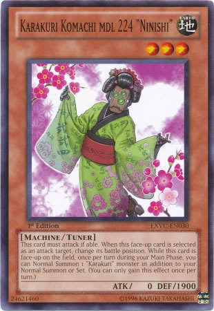 Yu-Gi-Oh Card: Karakuri Komachi mdl 224 