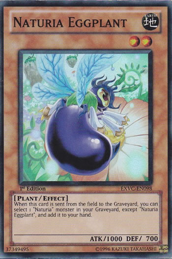 Yu-Gi-Oh Card: Naturia Eggplant