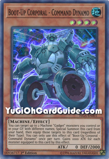 Yu-Gi-Oh Card: Boot-Up Corporal - Command Dynamo
