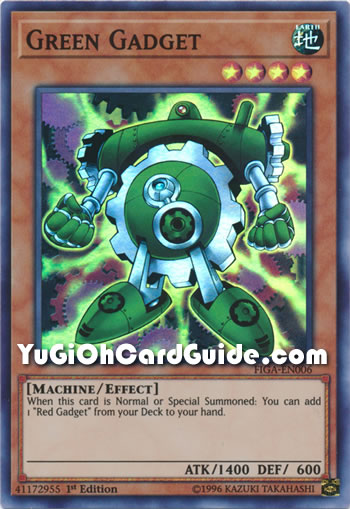 Yu-Gi-Oh Card: Green Gadget