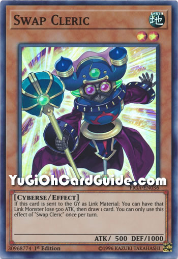 Yu-Gi-Oh Card: Swap Cleric
