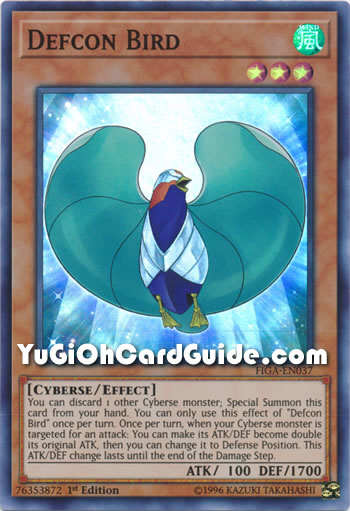 Yu-Gi-Oh Card: Defcon Bird