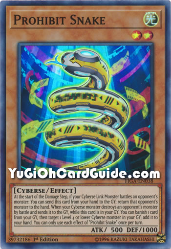 Yu-Gi-Oh Card: Prohibit Snake