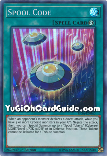 Yu-Gi-Oh Card: Spool Code