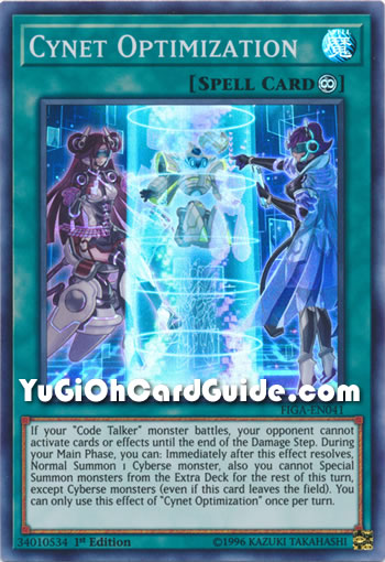 Yu-Gi-Oh Card: Cynet Optimization