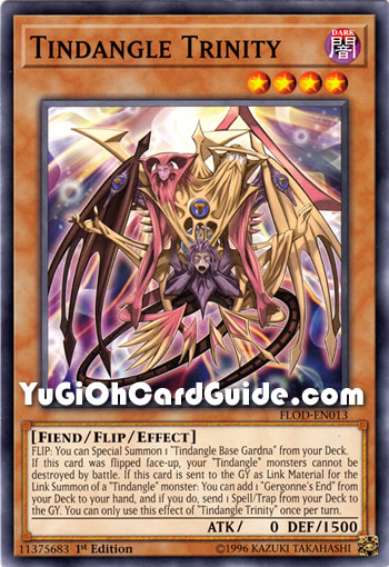 Yu-Gi-Oh Card: Tindangle Trinity