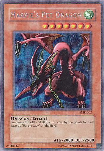 Yu-Gi-Oh Card: Harpie's Pet Dragon